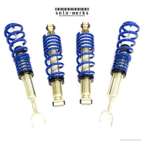 Solo Werks S1 Coilover System - Audi A4 S4 (B5) 1995 - 2001 Sedan and Avant Quattro