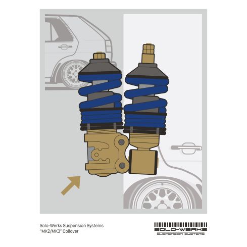 Sticker Coilover Set